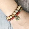 Positive Change Bracelet Set - Unakite, Picture Jasper, and Carnelian - Prana Heart: Everyday Mindfulness