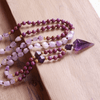 Royal Pendulum Amethyst Divination Bracelet/Necklace