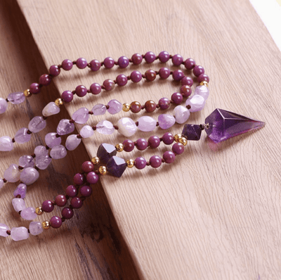 Royal Pendulum Amethyst Divination Bracelet/Necklace