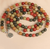 Earthen Harmony Multi-Jasper Alashan Mala Bracelet