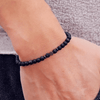 Sacred Strength Lava Stone Cross Bracelet