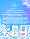 Howlite & Jasper Tree of Life Mala Bracelet