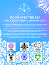 Moon Over the Sea Opal & Sea Sediment Jasper Bracelet