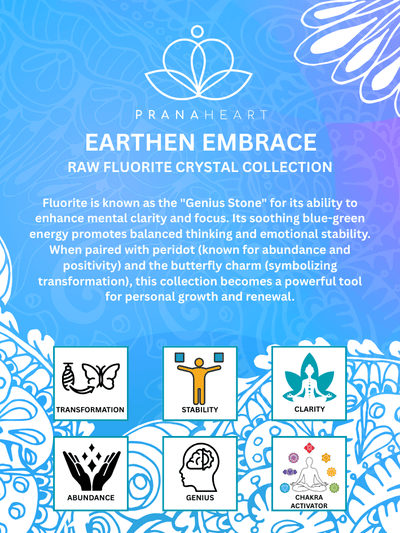 Earth Embrace Raw Fluorite Crystal Collection