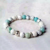 Amazonite & Howlite Calming Diffuser Bracelet - Prana Heart: Everyday Mindfulness