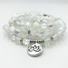 Angel Aura Lotus Mala Bracelet/Necklace - Prana Heart: Everyday Mindfulness