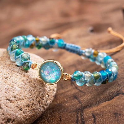 Aqua Aura Opal Bracelet - Prana Heart: Everyday Mindfulness