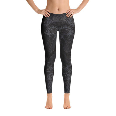 Black Onyx Hamsa Leggings - Prana Heart: Everyday Mindfulness