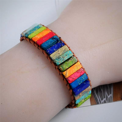Bright Rainbow Chakra Bracelet - Prana Heart: Everyday Mindfulness