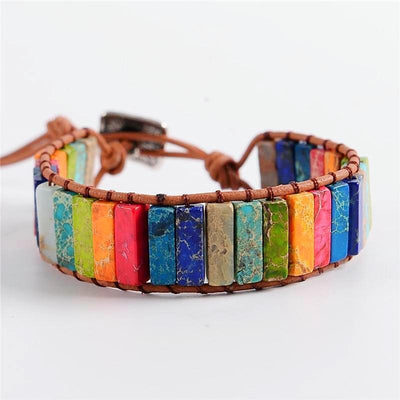 Bright Rainbow Chakra Bracelet - Prana Heart: Everyday Mindfulness