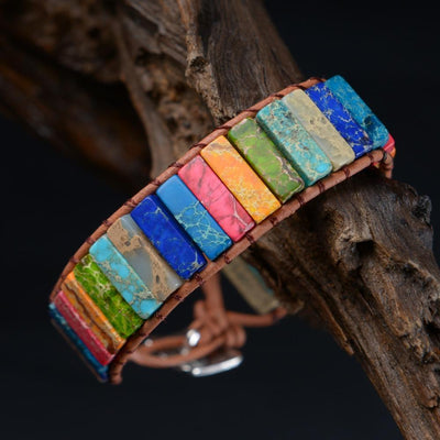 Bright Rainbow Chakra Bracelet - Prana Heart: Everyday Mindfulness