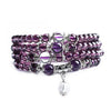 Buddhist Amethyst Mala Bracelet - Prana Heart: Everyday Mindfulness