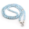 Comforting Caress Blue Chalcedony Mala - Prana Heart: Everyday Mindfulness