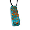 Courage and Confidence Aquamarine Orgone Pendant - Prana Heart: Everyday Mindfulness