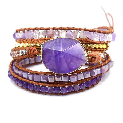 Crowning Glory Amethyst Chakra Bracelet - Prana Heart: Everyday Mindfulness