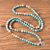 Enlightened Waters Amazonite & Turquoise Mala Bracelet/Necklace - Prana Heart: Everyday Mindfulness