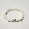 Essential Harmony White Lava and Dalmatian Jasper Diffuser Bracelet Set - Prana Heart: Everyday Mindfulness