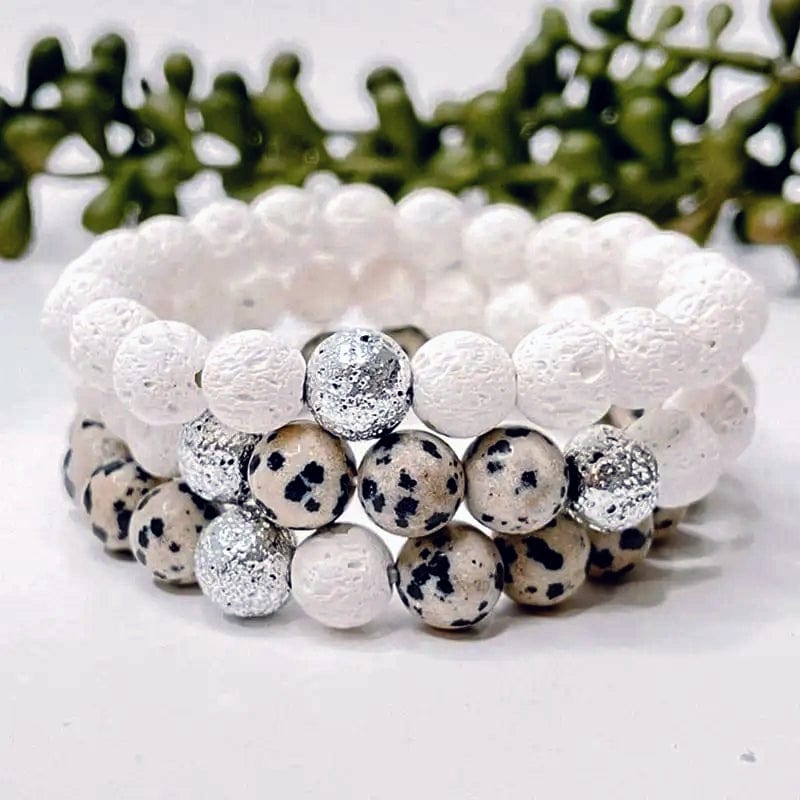 Healing Dalmatian Jasper Stone Bracelet – Feel Good Mama