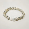 Essential Harmony White Lava and Dalmatian Jasper Diffuser Bracelet Set - Prana Heart: Everyday Mindfulness