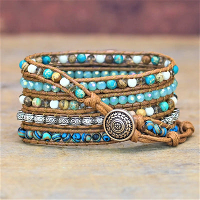Grounding Ocean Jasper Apple Watch Strap - Prana Heart: Everyday Mindfulness