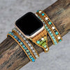 Grounding Ocean Jasper Apple Watch Strap - Prana Heart: Everyday Mindfulness