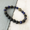 Lapis Lazuli Hamsa Mala Diffuser Bracelet - Prana Heart: Everyday Mindfulness