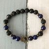 Lapis Lazuli Hamsa Mala Diffuser Bracelet - Prana Heart: Everyday Mindfulness