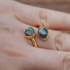 Leafy Labradorite Ring - Prana Heart: Everyday Mindfulness