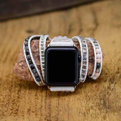 Magical Labradorite Apple Watch Strap - Prana Heart: Everyday Mindfulness