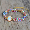 Moon Over the Sea Opal & Sea Sediment Jasper Bracelet - Prana Heart: Everyday Mindfulness