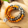 Sun and Sea Picture & Sea Sediment Jasper Mala - Prana Heart: Everyday Mindfulness